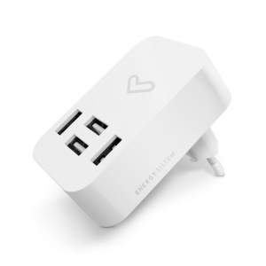 Energy Sistem Home Charger 4.0A Quad USB univerzális töltő fehér (EN 444625)